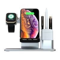 2020 New trend 3 in 1 wireless charger detachable fast wireless charging stand wireless charger