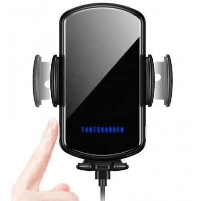 Automatic Fast Wireless Car Charger 15W For Iphone for Android Cell Phone Holder Sensor Fast Car Wireless Charger