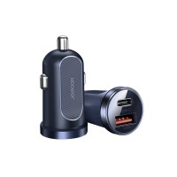 Joyroom A08 30W dual usb port QC3.0 PD fast charging fireproof safty protection CE ROHS FCC mini car charger for samsung for IOS